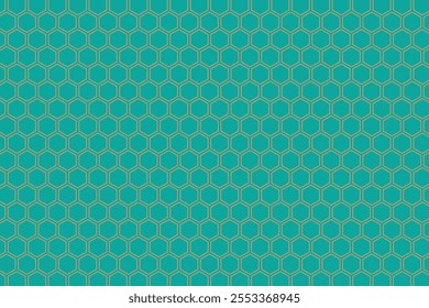 simple abstract brown color polygon hexagon pattern on fest color background a blue and green abstract pattern with geometric shapes