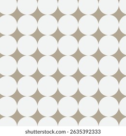 simple abstract Brown and white seamless pattern with polka dots