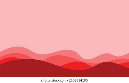 Simple Abstract color waves background