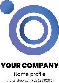 simple abstract colored amazing logo