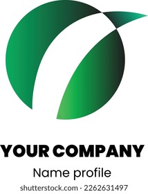 simple abstract colored logo style