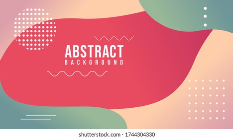 Simple Abstract colorful flow shapes Modern background eps 10