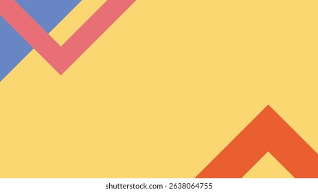 simple Abstract colorful triangle vector background for business banner design