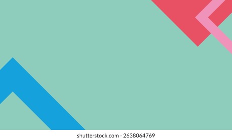 simple Abstract colorful triangle vector background for business banner design