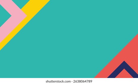 simple Abstract colorful triangle vector background for business banner design