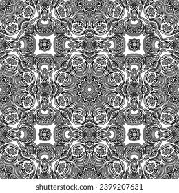 Simple abstract contemporary seamless pattern. flower and leaf shape textures. Repeatable vibrant boho prints. Vector illustration.