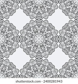 Simple abstract contemporary seamless pattern. flower and leaf shape textures. Repeatable vibrant boho prints. Vector illustration.