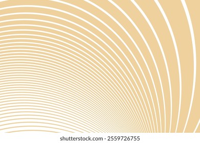 simple abstract cream color thin to thick wavy line pattern a gold background with a white and orange striped pattern