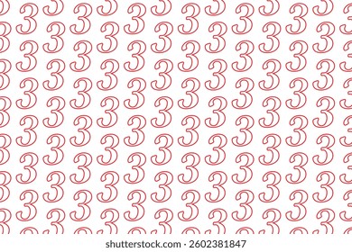  simple abstract creative red color 3 three chevron number stock 3 three chevron number pattern seamless number 3 three stock pattern seamless red number three pattern