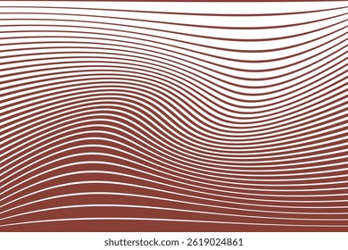 simple abstract dark color horizontal half tone blend wavy twist line pattern