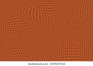  simple abstract dark color small polka dot wavy pattern a pattern of circles and dots on a brown background