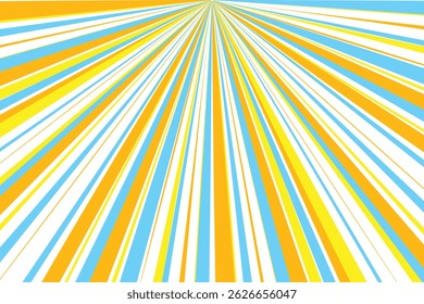 simple abstract dark light yellow sky color thin to thick vertical line sunburst pattern radiant burst of color
