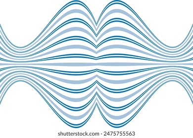  simple abstract dark and lite blue color geometric line wavy pattern a blue and white striped pattern with the lines on the top