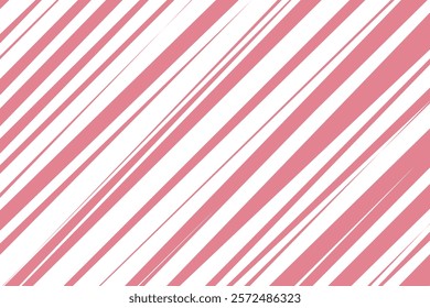 simple abstract dark peach color creative thin to thick diagonal line pattern pink and white diagonal stripes