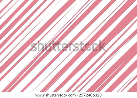 simple abstract dark peach color creative thin to thick diagonal line pattern pink and white diagonal stripes