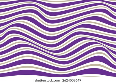 einfache abstrakte dunkel violett braun Farbe horizontal wellig verzerren Linie Muster wellig gestreiften Linien abstrakt