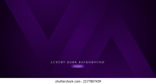 Simple Abstract Dark Purple Geometric Background. Cool Color Background Design. Triangle Shapes Composition. Eps10 Vector