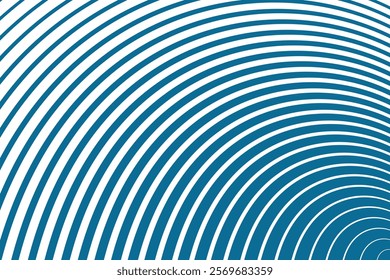 simple abstract dark sea green color half circle wavy line pattern