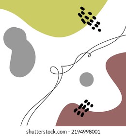 Simple abstract design with random color and line for your item design