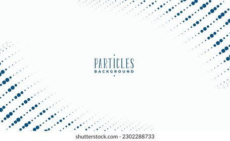 vector de diseño de banner de partícula simple y abstracto