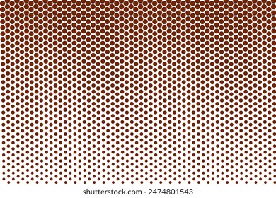  simple abstract earthtone chocolate color polka dot halftone line pattern a brown background with a pattern of circles