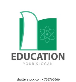 Simple Abstract Education Book Logo Vector Illustration Graphic Design