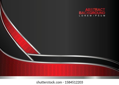simple abstract with elegant luxury red and gray gold background. EPS 10