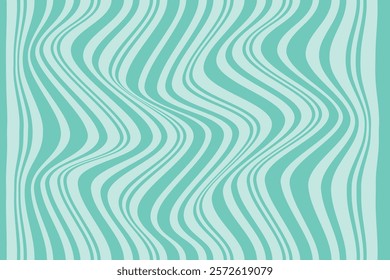 simple abstract fest color creative geometric vertical wavy distort line pattern wavy teal stripes background