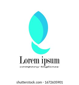 Simple Abstract Fish Logo Vector