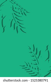 simple abstract floral vector background