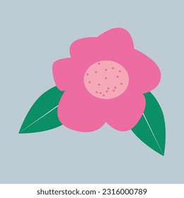 Simple Abstract Flower Vector Design