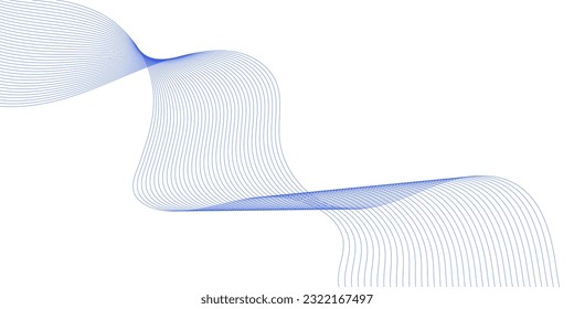 Simple Abstract flowing wave lines. Design element for technology, science, modern concept.vector eps 10