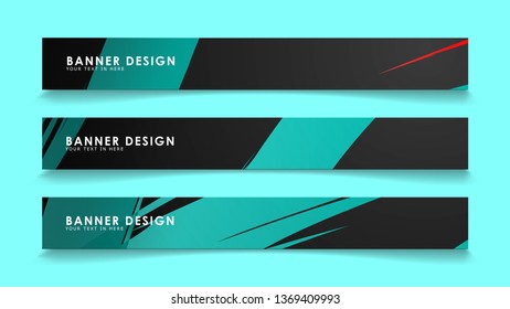Simple abstract geometric banners with simple geometric banner spray vector banners