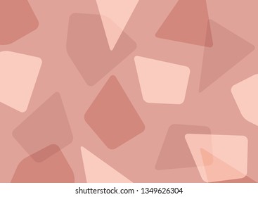 Simple abstract geometric brown background. Rectangular vector illustration.