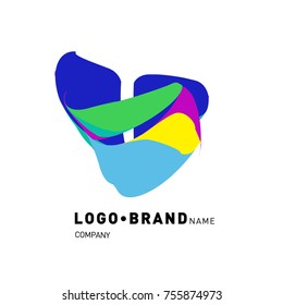 Simple Abstract Geometric Corporate Logo Design