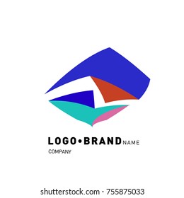 Simple Abstract Geometric Corporate Logo Design