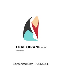 Simple Abstract Geometric Corporate Logo Design