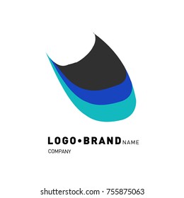 Simple Abstract Geometric Corporate Logo Design