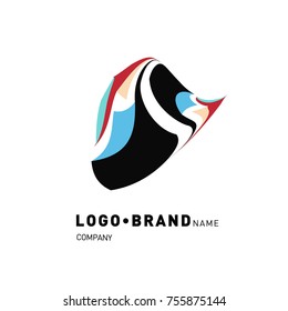 Simple Abstract Geometric Corporate Logo Design