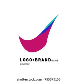 Simple Abstract Geometric Corporate Logo Design