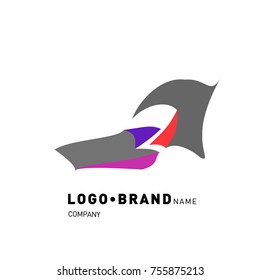 Simple Abstract Geometric Corporate Logo Design