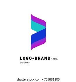 Simple Abstract Geometric Corporate Logo Design