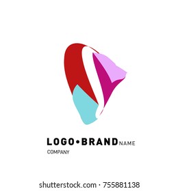 Simple Abstract Geometric Corporate Logo Design