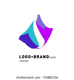 Simple Abstract Geometric Corporate Logo Design