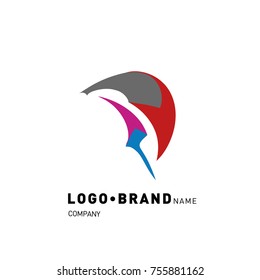 Simple Abstract Geometric Corporate Logo Design
