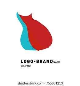 Simple Abstract Geometric Corporate Logo Design