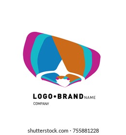 Simple Abstract Geometric Corporate Logo Design