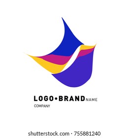 Simple Abstract Geometric Corporate Logo Design