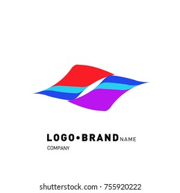 Simple Abstract Geometric Corporate Logo Design
