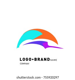 Simple Abstract Geometric Corporate Logo Design